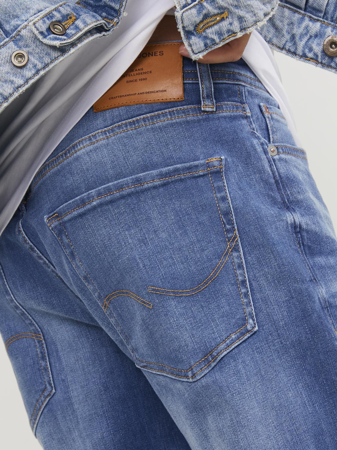 JJIMIKE JJORIGINAL 411 TAPERED FIT JEANS